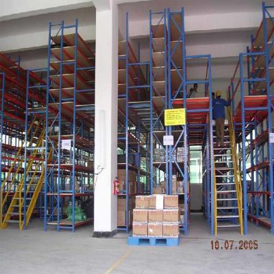 China Equipamento de armazenagem ajustável de metal piso de mezzanine aço Mezz à venda