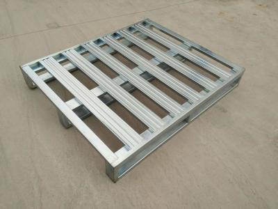 China Galvanized Metal Stackable Steel Pallets Heavy Duty 1200x1000 for sale