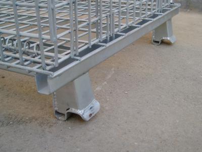 Chine Cages en treillis métallique de stockage pliable pour le transport de pièces automobiles à vendre