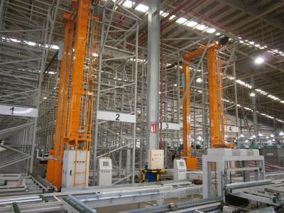 China Sistema de armazenamento e recuperação automatizado OEM ASRS Pallet Racking Q235 aço à venda