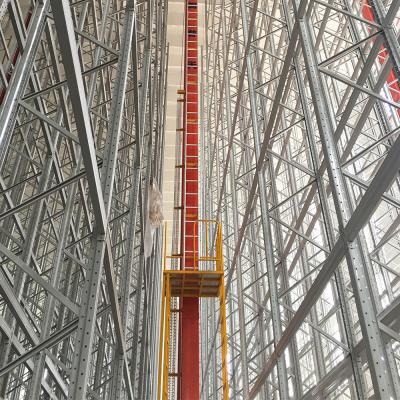 China 40m Automated Retrieval System Steel Double Deep Storage for sale
