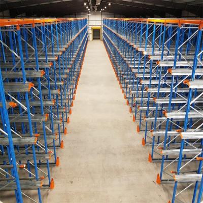 China OEM Drive In Storage System Forklift Heavy Duty Industrial Pallet Racks for sale