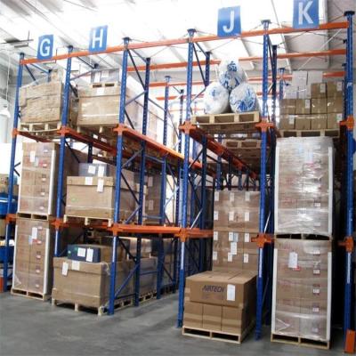 China Structural Steel Drive In Pallet Racking Design Powdercoating for sale