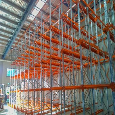 China ODM FILO Steel Drive Through Pallet Racking System Heavy Duty for sale