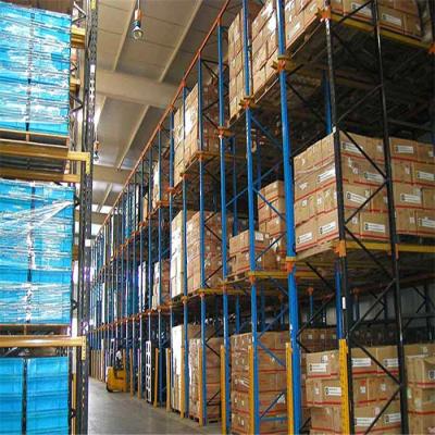 China Adjustable Steel Double Deep Pallet Racking Drive Through Customized for sale