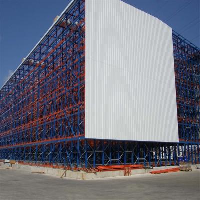 China Warehouse Clad Rack Supported Building ASRS Construction Weatherproof for sale