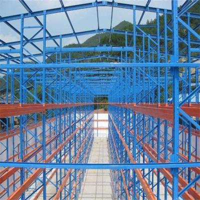 China Robotics Pallet Rack Supported Building Warehouse ASRS System Cladding for sale