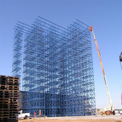 China Powder Coated Clad Racking Supported Warehouse Storage System for sale