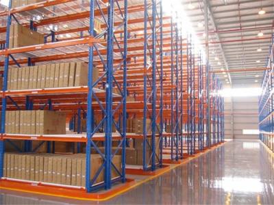 China Customized Q235 Steel Very Narrow Aisle Pallet Racking Shelving system for sale