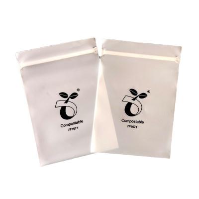 China Biodegradable Eco Friendly Silk Plastic Necklace Jewelry Packaging Pouch With Zipper for sale