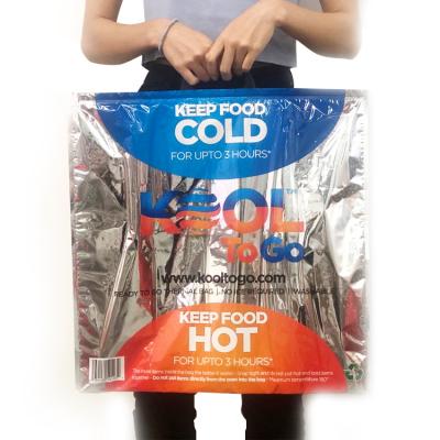 中国 凍結するのためのOEMサラダ アルミ ホイルの熱く冷たい絶縁された袋 販売のため