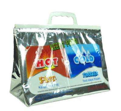 China Steak / Vegetable Hot Cold Insulated Bags Folding Leakproof for sale