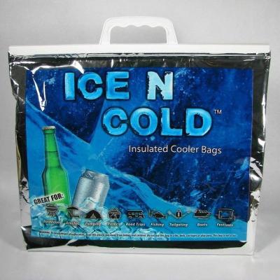 China Large Ice Cream Travel VMPET Collapsible Cooler Bag Insulated Portable for sale