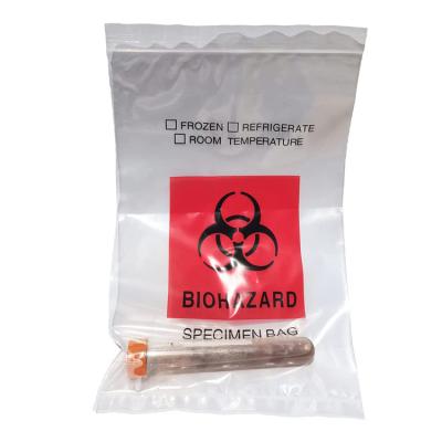 Chine Sac de déchets zip-lock de Biohazard de spécimen de polypropylène avec la poche de document à vendre