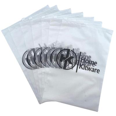 China ASP Slide Cosmetics Packaging Bags , Gravure Printing Poly Zipper Bag for sale