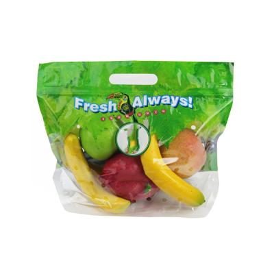 China 6.4*9.4inch Perforated k Bags , Grape Micro Perforated Plastic Bags for sale
