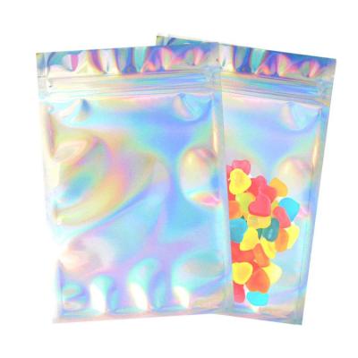 China Holographic OPP Aluminum Foil Bag Food Packaging Use Smell Proof for sale