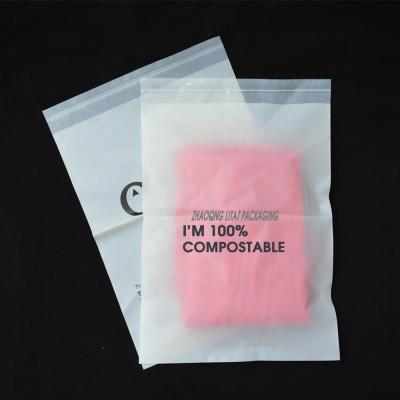 中国 100%のPLAのコーン スターチ生物分解性の包装袋の自己接着蛇口 販売のため