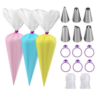 China Cake Decorating Tools 12 inch Small Disposable Piping Bags For Cake Frosting for sale