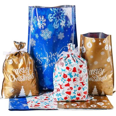 China Christmas Goody 24X32cm Aluminum Foil Bag Reusable With Ties for sale