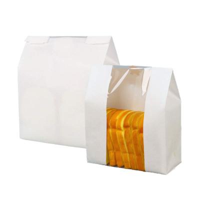 China Bopp Flat Bottom Kraft Paper Bags , 12* 32*8.7cm Kraft Baguette Bags for sale