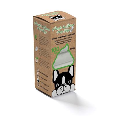 China EN13432 Pva Unscented Poop Water Soluble Bag With Dispenser Earth Rated for sale