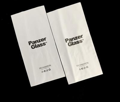 China Dos produtos eletrônicos Compostable biodegradáveis do saco liso do PLA PBAT saco liso plástico à venda