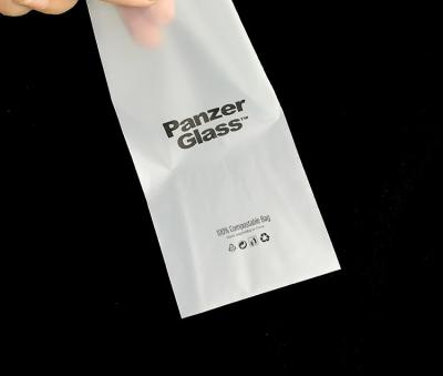 China Dos produtos eletrônicos Compostable biodegradáveis do saco liso do PLA PBAT saco liso plástico à venda