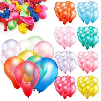 China hot sell quality latex balloons pearl 10inch  round latex balloons Pearl latex balloon balloons manufacturers for sale