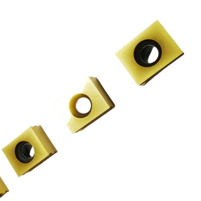 China Pvd / Cvd Coated Parting And Grooving Inserts In Black Yellow Bronze for sale
