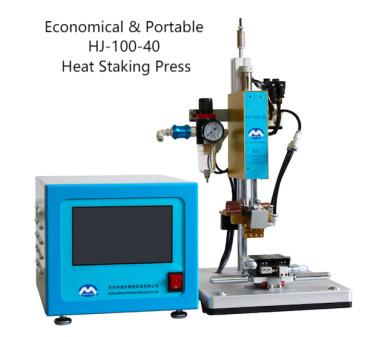 China Desktop Portable Heat Staking Press HJ-100-40 Heat Staking Press Hot Riveting Tools for sale