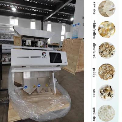 China 128 Channels 2 Chutes CCD Color Sorter Machine for rice for sale