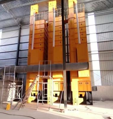 China 120 Tons Batch Type Low Temperature Circulating Rice Paddy Grain Dryer With Husk Furnace à venda
