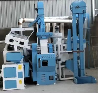 China 18 Ton Per Day Combined Rice Mill Machine Rice Huller Machine Stones Removing Good Performance for sale
