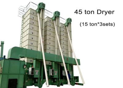 China 45 Ton Rice Grain Dryer Batch Recirculation 380V / 220V With High Drying Speed for sale