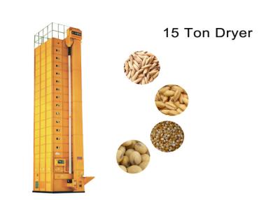 China Fully Automatic Control Circulating Grain Dryer 15 Ton Per Batch For Rice for sale