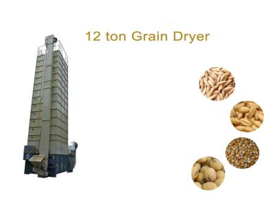 China Secador de granos de 12 toneladas por lote, secador de maíz pequeño con ocho ranuras / capa delgada en venta