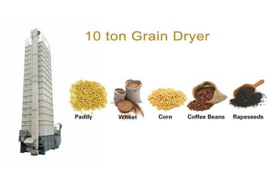 China Secador profissional da grão da pequena escala / 10 toneladas pelo secador da grão do arroz do grupo à venda