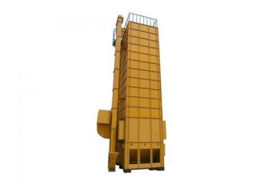 China Secador de grão circulante 15 toneladas por lote com estrutura de distribuição de grãos de fluxo direto à venda