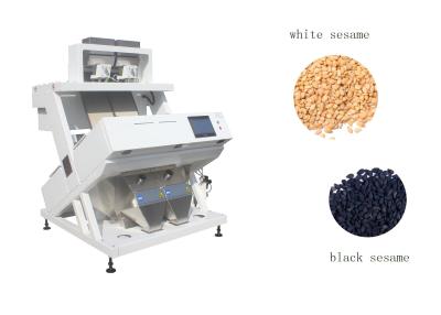 China Clasificador de color de grano de 1 ~ 2 toneladas por hora ZVS128-2 para semillas de sésamo negras / blancas en venta