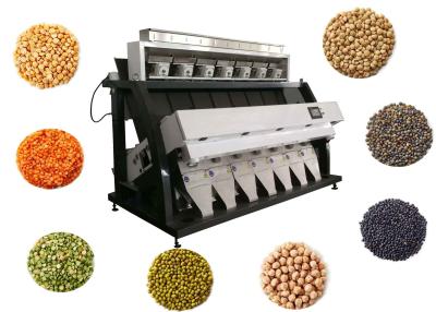 China 7 Chutes Optical Sorting Machine Full Color RGB Intelligent CCD Cereal Color Sorter for sale
