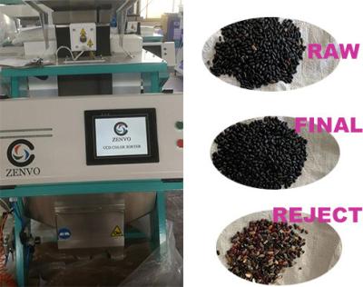 China Pequeño clasificador del color del CCD para la opción de clasificación secundaria de las alubias negras en venta