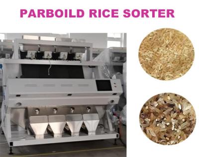 China 256 Channels 4 Chutes CCD Color Sorter Machine For Parboiled Rice for sale