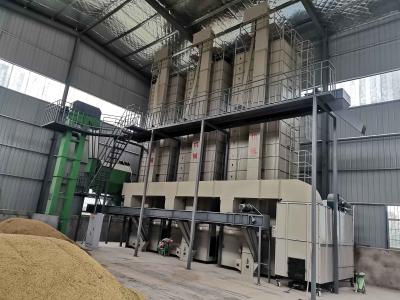 China 60 Ton Per Batch Complete Paddy Drying Unit With One Furnace And 3 Dryers for sale