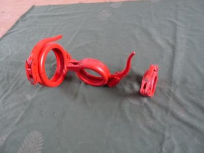 China Snap Type Casting Concrete Pump Clamp High Performance Fine Workship for sale