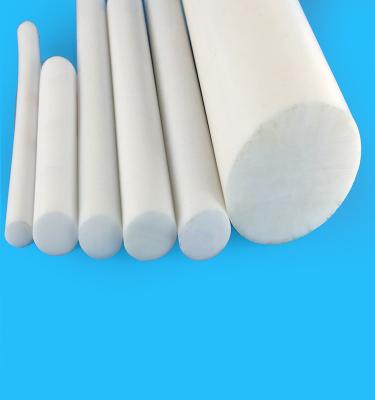 China Non Viscous Virgin PTFE Extruded Rods Stock Self Lubricating for sale