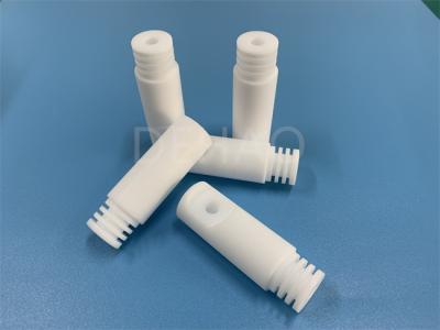 China White PTFE Machined Parts Insulator For High Voltage RF Connector for sale