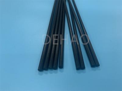 China Black Carbon Filled PTFE Rod , Extruded Graphite Filled PTFE Rod for sale