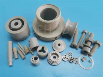 China PEEK Seal Plugs Screws Nut CNC Machining Plastic Parts Custom for sale