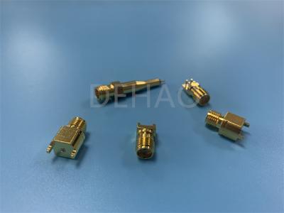 中国 SMA 2.92 RFの同軸コネクタの金は注文PTFEの部品のテフロン絶縁体をめっきした 販売のため